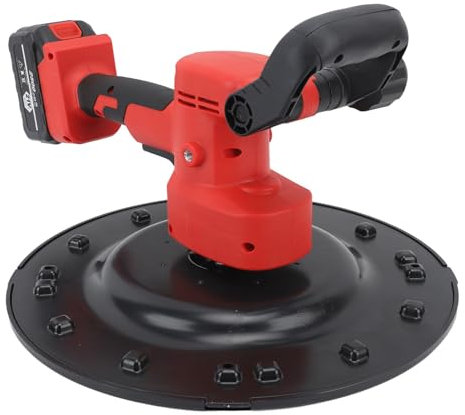 Pulidora Eléctrica de Pisos de Concreto de 80 a 240 V con Ajuste de Velocidad de 1 a 6 Engranajes, Interruptor a Prueba de Polvo e Interruptor de Bloqueo Automático Diseño de