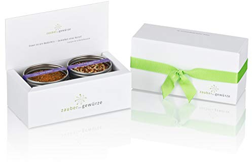 Zauber der Gewürze Pasta-Liebe Gewürze Geschenkset | Gewürze Set mit 2 italienischen Gewürzen für leckere Pasta in Premiumqualität, als Geschenk für Frauen & Männer, 110 g