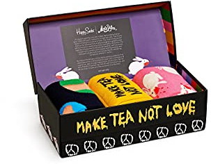 Happy Socks Unisex 3-pak Giftsæt 3 Pack Monty Python Gift Set, multicoloured, 38 EU