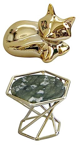 WOFASHPURET Keramik Fuchs Tier Dekoratives Modell Büromöbel Dekoration Tier Form Schmuck Fuchs Dekoration Für Haus Und Büro