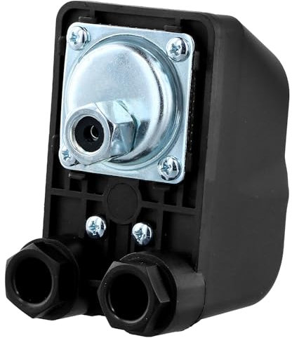 QWORK® Druckschalter 230V 1-phasig, 1/4 Druckschalter Wasserpumpe, für Gärten, Wasserpflanzen