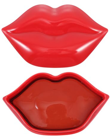 STOBAZA 20 piezas Mascarillas Labiales Hidratantes Gel Parches Suaves con Ácido Hialurónico para Labios Secos y Arrugas Cuidado Nutritivo para Labios Suaves y Voluminizadores para Uso