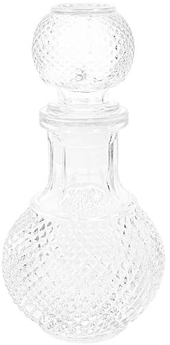 Carafe à vin en verre avec bouchon, 250 ml, carafe à vin, aérateur de vin, distributeur de verre à liqueur pour whisky et brandy