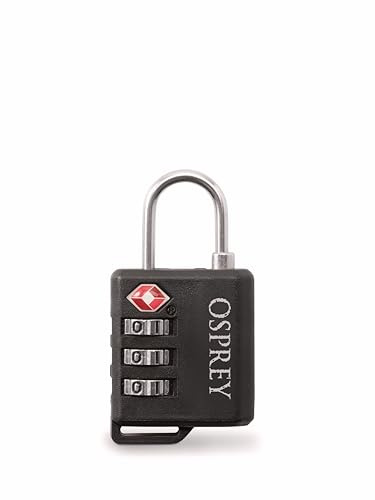 Osprey Travel Sentry, Cadenas à câble, Black