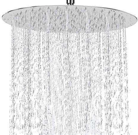 Magiin Regendusche Duschkopf, Hochdruck-Duschkopf Regendusche Aus Edelstahl, 1.8mm Ultradünne Dicke Rost- Und Korrosionsbeständig Kopfbrause Groß, Regenduschkopf Mit 126 Siliziumdüsen