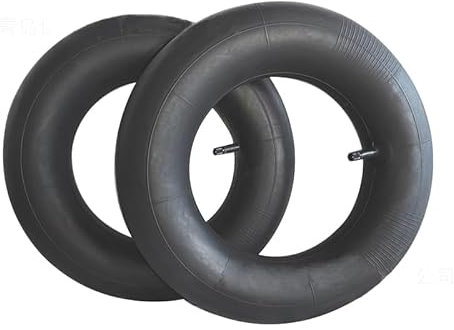 2 Stück Schlauch für Schubkarrenrad 4.80/4.00-8 Ersatzschlauch für Luftrad mit TR13 gerades Ventil Schiebekarre Innenschlauch Schubkarre