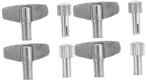 Alipis 2 Sets Mechanischer Wecker Zubehör Zum Aufziehen des Schlüssels Praktischer Uhrenschlüssel Teile Der Uhr Robustes Werkzeug Zum Aufziehen des Uhrschlüssels Ersatz des