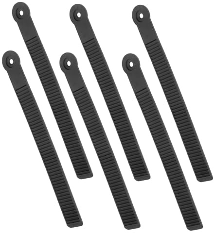 Kisangel Correas de Fijación para Snowboard para Tobillo, 6 Unidades, Correas de Escalera Ajustables para Botas de Esquí, Accesorios Compatibles para Fijaciones de Esquí,