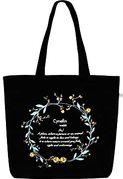 Eco Right Eco Right kanvasväska, damer, shopper, damer, stor, strandväska med dragkedja, shoppingväska Tote bag