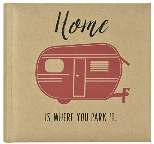MCS 200-Pocket Home is Where You Park It 4x6 Photo Album with Writing Space, 8.5 x 8.5 Inches