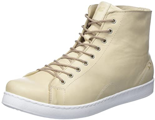 Andrea Conti Damen Sneaker, Creme, 39 EU