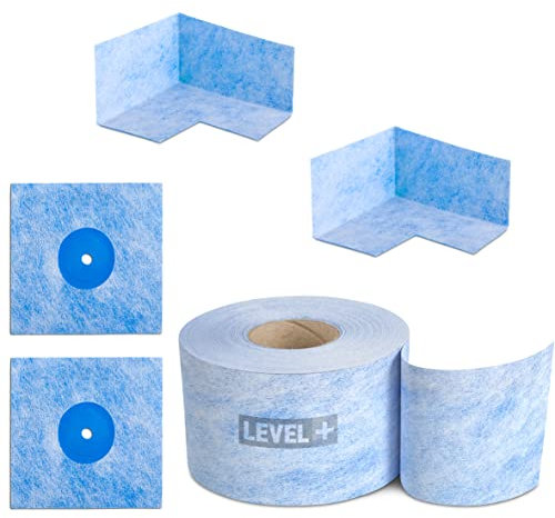 Bandset Dichtband, Dichtecken, Dichtmanschetten, Dichtvlies, Frostbeständig, Abdichtung Innen Außen Dusche, Bad Balkone Set B5