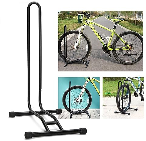 homelikesport Bicycle Bike Stand Steel Bike Floor Stand Upright Bike Storage Space Saver Suitable for Mountain Bike, Road Bike, for Bicycle with Wheel Diameter Max 29 Inches - 2 Pack
