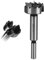 Taladro Forstner de 30 mm para madera dura y blanda, brocas forestales, longitud 90 mm, diámetro del eje de 8 mm, accesorios de perforación con taladro forestal redondo, accesorios