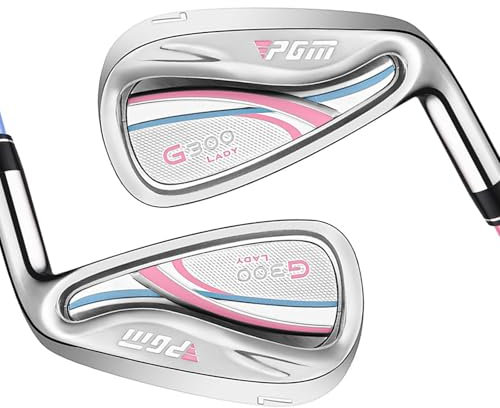 Mazza da golf da donna in ferro #7 in carbonio o acciaio inossidabile, 34 gradi, mano destra, mazza da golf (con albero in acciaio)