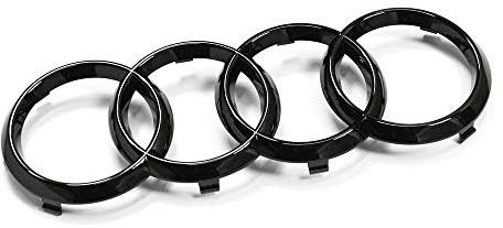 Audi 4H0853605CT94 Zeichen Kühlergrill Black Edition Logo Ringe Blackline schwarz