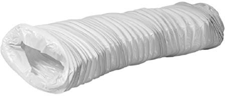 110x55mm - 6m Flachkanal PVC Abluftschlauch - Schlauch - Abzug - Abluft für Klimaanlagen, Wäschetrockner, Abzugshaube Trocknerzubehör