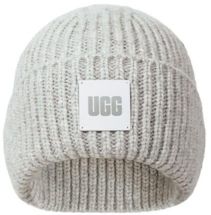 UGG Chunky Rib Beanie 20061-LGRY, Women beannies, Grey, One Size EU