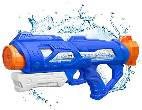 Hanmulee Water Gun for Kids, High Capacity 850CC Quick-Filling Leak-Proof Water Pistols, Super Squirt Water Blaster Toy for Summer Swimming, Beach, Pool, Party, Water Fighting Toys for Children Adults