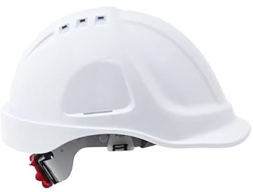 Casque de Chantier Professionnel Léger - Casque de Chantier Homme - Casque de Sécurité Polyvalent - Taille Ajustable - Ventilé - Mazalat Work Wear