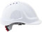 Casco Seguridad Trabajo- Ligero Casco Trabajo, Ventilado Cascos De Seguridad Trabajo, Tamaño Ajustable Casco con Barbuquejo, Compatible con Accesorios Adicionales, Banda para el Sudor incorporada