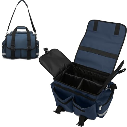 Be-Better Medical Bag Professional Empty First Responder Bag, 17 x 12 x 11, EMT Trauma First Aid Carrier for Paramedics and Emergency Medical Supplies Kit, Lightweight and Durable