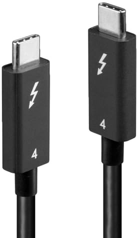 LINDY 2 m aktives Thunderbolt 4-Kabel, 40 Gbit/s