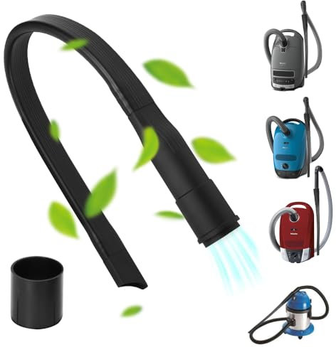 LIMITADA Flexibele Fugendüse 62cm Staubsauger Düsen Staubsaugeraufsatz Staubsauger Fugendüse Flachdüse Verlängerung Düse Zubehör mit 35/32mm Anschluss für Die Reinigung Unter Möbeln und Autositzen