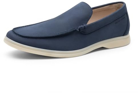 Bruno Marc Men's Loafer - Slip-On Driving Shoes with Memory Foam Insole, Classic British Design, Comfortable Casual & Business Footwear,Size 11,Dark Blue,BMUMLS2516