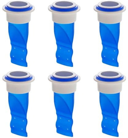 6 Unidades de Ducha de desagüe de Suelo antiolor, válvula, Ajustable, desagüe, desagüe, tapón y colector de Pelo, Sellado, colador de Suelo, sifón, umbral