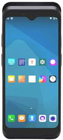 Chiyyak Stampante POS portatile, 6,2 Pollici Touch Screen Stampante Termica con Scanner di codici a barre NFC Wifi, Processore Braccio Quad-Core, 2 GB RAM 16 GB, Fotocamera 8MP, Android 10, Plug and