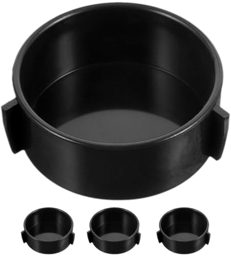 BESTYASH Ciotola in Ceramica 4 Pezzi per Alimentazione e Acqua di Rettili e Uccelli per Terrario e Teca