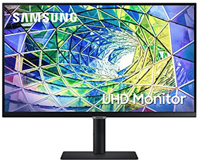 Samsung LS27A800UJUXXU 27 Inch 4K UHD HDR10 IPS USB-C monitor - 3840x2160, 1 Billion Colours, HDMI, Displayport, USB and USB-C Charging