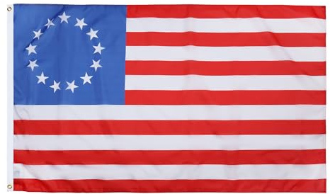 BANDIERA STATI UNITI 13 STELLE BETSY ROSS 90x60cm - BANDIERA AMERICANA - USA 60 x 90 cm - AZ FLAG