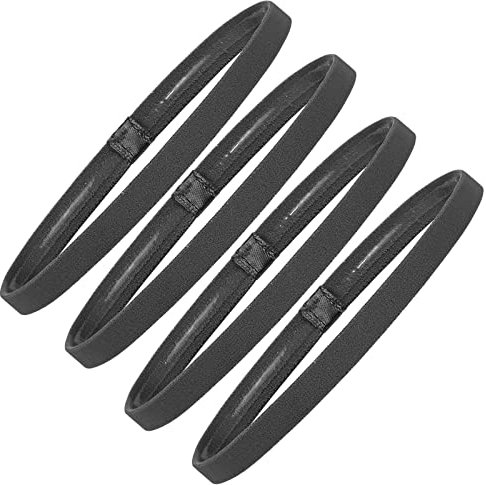 Sibba Diademas Elásticas Deportivas 4 Paquetes de Entrenamiento Atlético Deporte Fútbol Antideslizante Agarre de Silicona Diadema Fina Mini Diadema para Yoga Accesorios Al Aire Libre