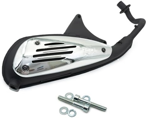 Impianto di scarico completo LeoVince SITO PLUS, acciaio per Piaggio FLY/Liberty 125 2T/RST-PTT 125 4T/Liberty 200 4T