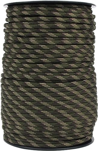 100m 550 Standard Militaire 9-Core Paracord Corde 3mm extérieur Parachute Cordon Camping Survie Parapluie Tente lanière Sangle Bundle (01)