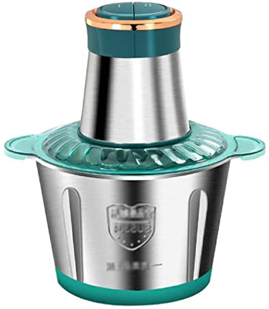 DSSWTP Picadora eléctrica de 2 velocidades, 220-240V, 250W, Alta Potencia, Acero Inoxidable, 2L, 3L de Capacidad, picadora de Carne