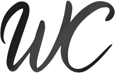 WC Schild, WC Türschild Selbstklebend，WC Schild Lustig, Türschilder WC Selbstklebend,WC Aufkleber Tür, WC Deko für Toilettentür (Schwarz 15 * 10 cm)