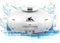 Robot Piscina Senza Fili, Doppio Motore, Batteria da 7500 mAh che dura 120 minuti, Auto-parcheggio Potente aspirazione, Robot Pulitore Piscina fuori terra/interrate per piscine a fondo piatto