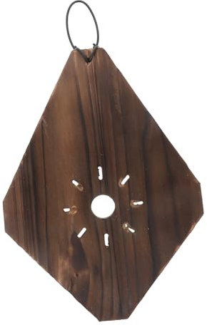 Parliky Support Vertical pour Plantes Planteur Mural pour Staghorn pour Orchidees Platycerium Et Installation Facile Et Carbonisé