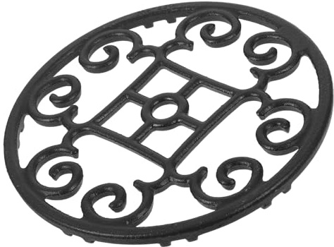 JECOMPRIS Iron Wok Ring for Gas Stove Non-slip Pot Support Bracket with Even Heat Distribution Stove Grill Top for Balancing Pans and Hot Pots in Kitchen Cooking