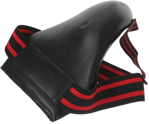 Wear Resistant Groin Protector for Boxing and Fitness Training | Pu and Eva Sponge, Black Colour, Breathable Comfortable Fit, Portable Reusable Guard for Practice