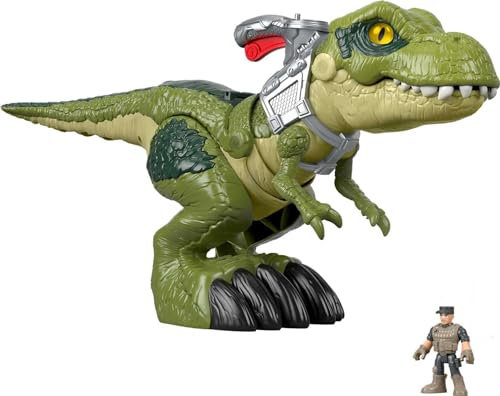 Fisher-Price Jurassic World GBN14 - Imaginext Hungriger T-Rex, Mehrfarbig, Dinosaurier Spielzeug für Kinder ab 3 Jahren