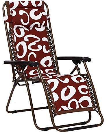FUFU Chaises longues Fauteuil lounge, fauteuil lounge Fauteuil inclinable se pliant en position zéro gravité Fauteuil ludique Fauteuil de plage extérieur avec support inclinable Fauteuil adulte multif
