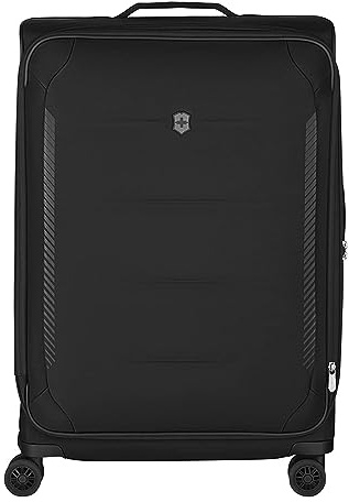 Victorinox Crosslight Large Softside Case, Reisekoffer, Trolley, Groß, 32 x 50 x 76 cm, Schwarz