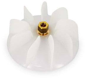 FIGEVIDA Ventola con supporto e dado fissaggio in ottone universale per phon professionali Ø 64mm foro Ø 4mm