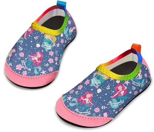 Yorgou Baby Boys Girls Water Shoes Toddler Beach Shoes Barefoot Aqua Socks Non-Slip for Pool Beach
