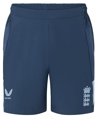 Castore England Cricket Unisex Kids Performance Shorts, 14Y
