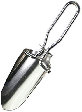 Tubayia Mini Pelle Pliable en Acier Inoxydable pour Camping, randonnée, Jardin